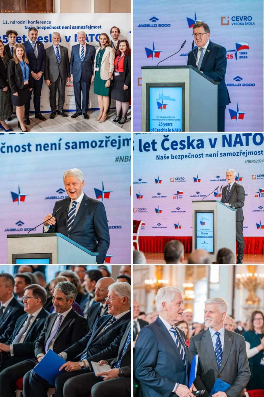 Spotkanie osobiste z Billem Clintonem, Lordem Georgem Robertsonem, Petrem Pavlem ...