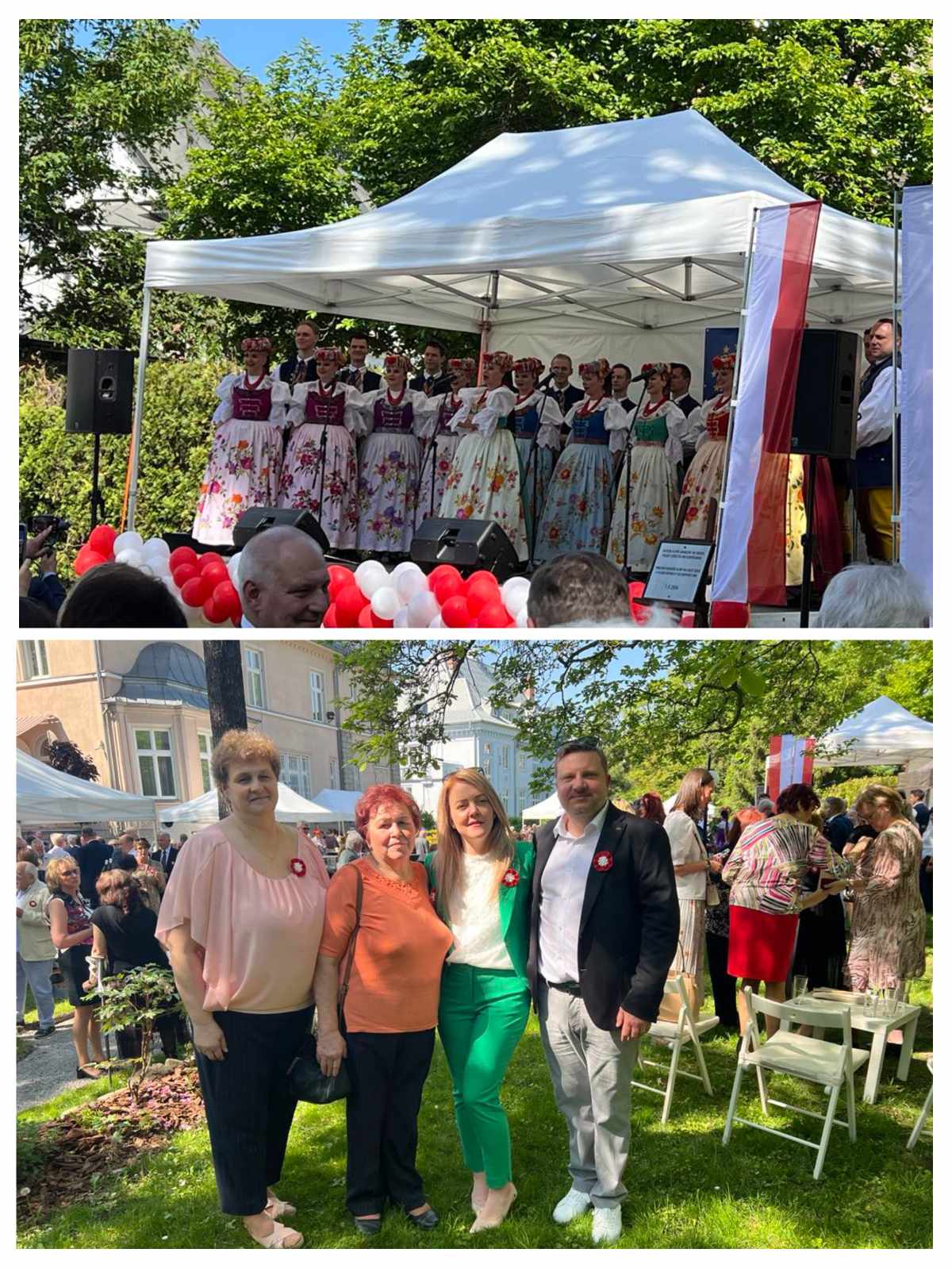 Święto Narodowe Konstytucji Trzeciego Maja, Dzień Flagi oraz 20-lecie PL i CZ w UE