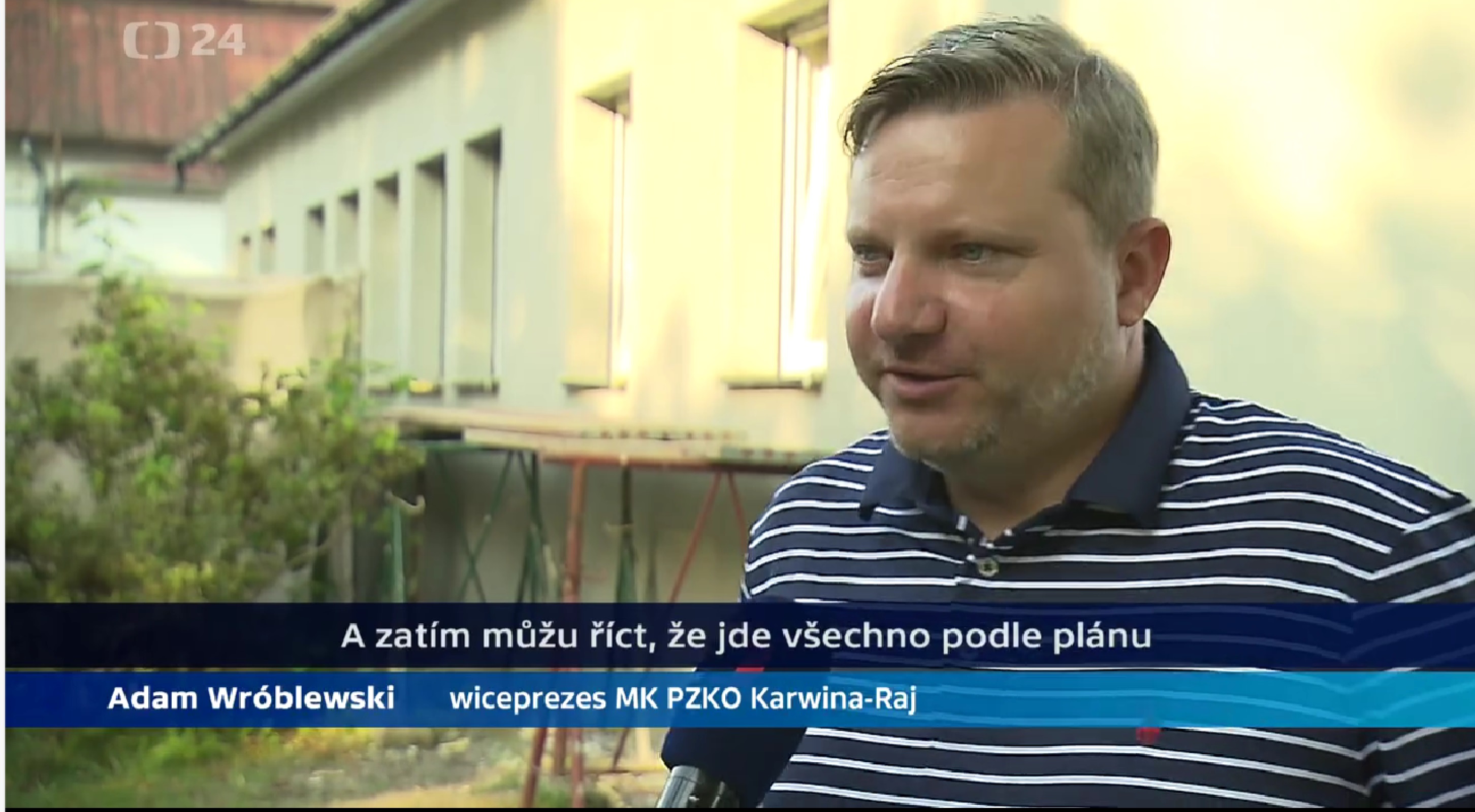 O remoncie w Czeskiej Telewizji