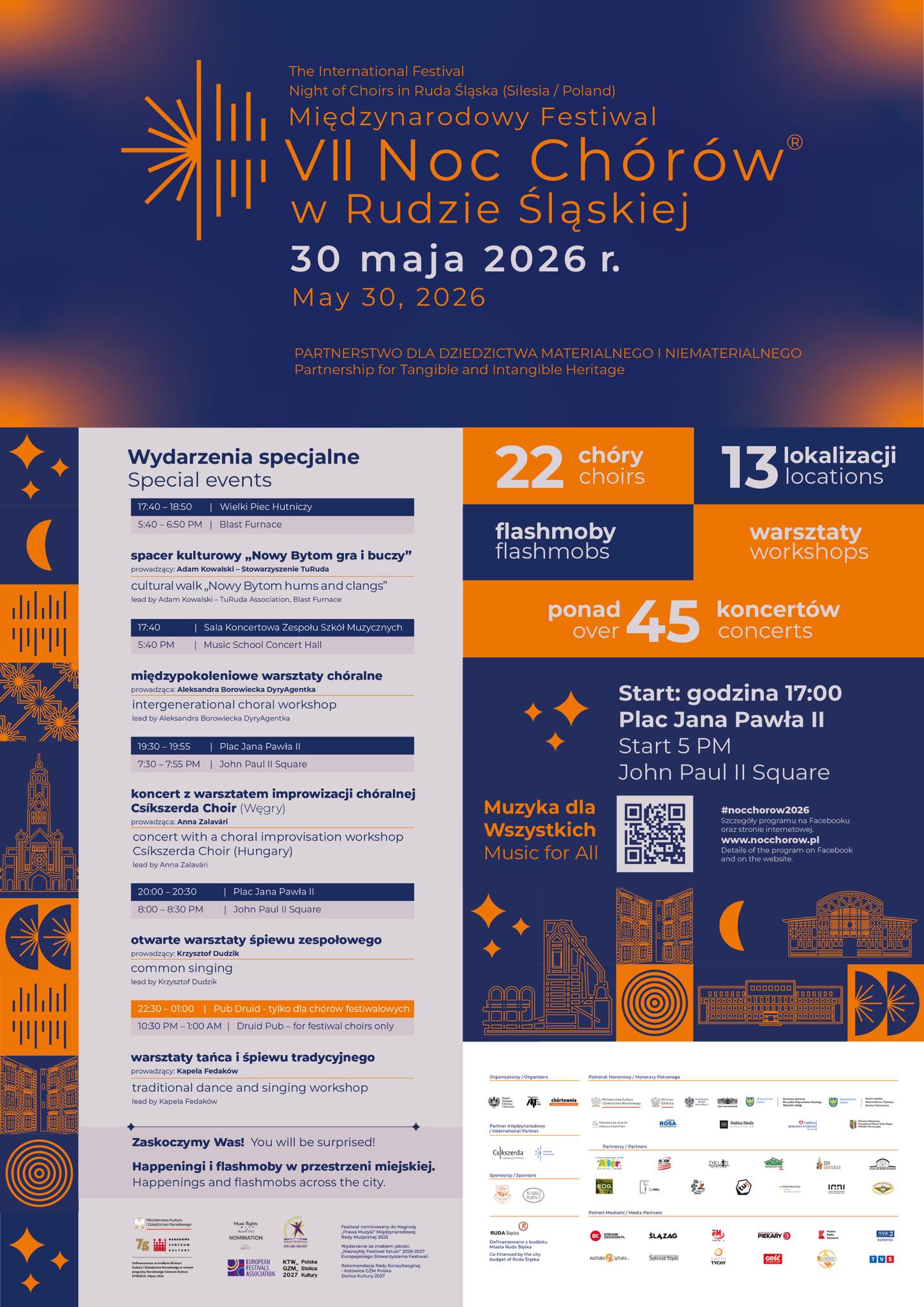 Międzynarodowy Festiwal VII NOC CHÓRÓW w Rudzie Śląskiej