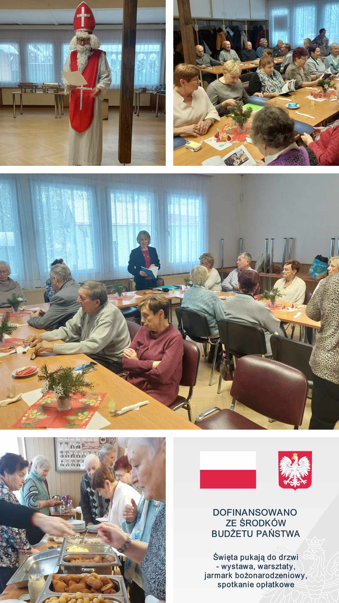 Spotkanie opłatkowe Klubu Kobiet i Klubu Seniora