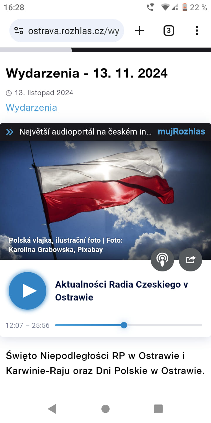 11.11. 2024 "Dźwięk" odśpiewał Mazurka Dąbrowskiego