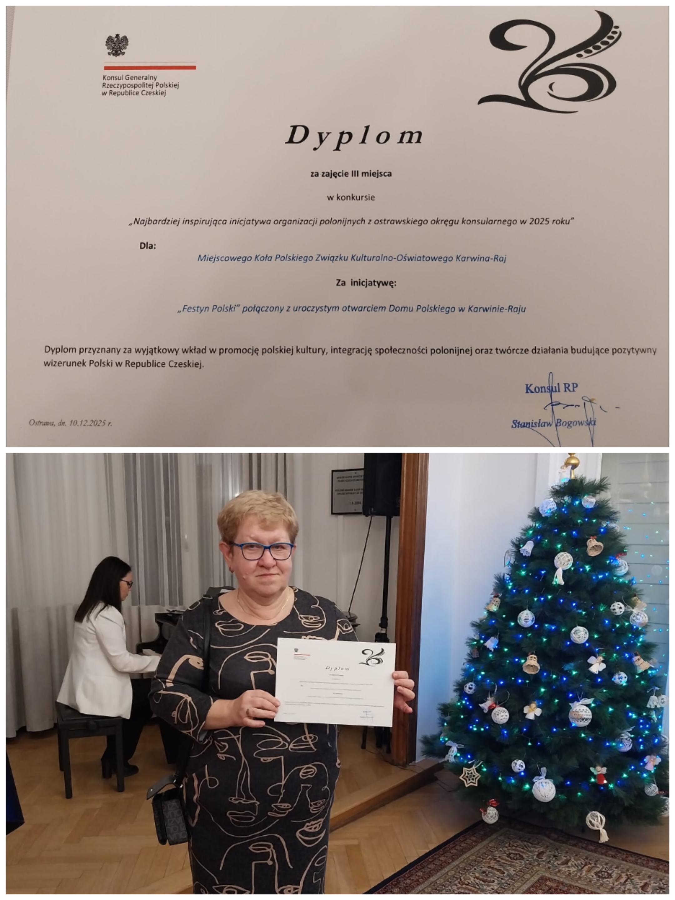 Najbardziej inspirująca inicjatywa organizacji polonijnych z ostrawskiego okręgu konsularnego w 2025 roku