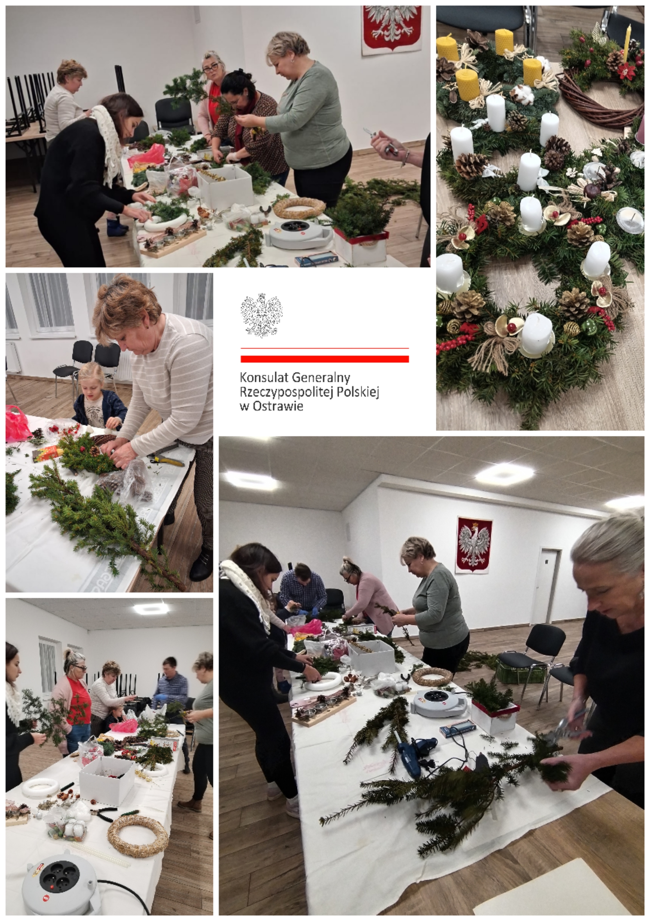 Adwent - warsztaty plecienia wianków