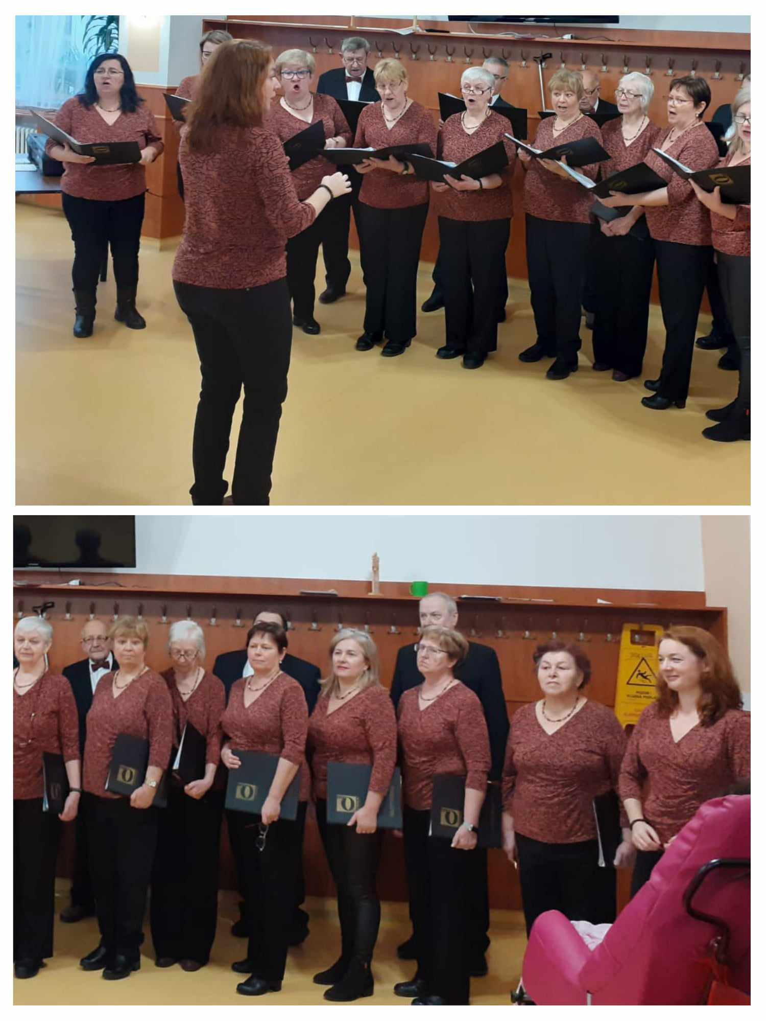 Kolędowanie dla seniorów w Domie Alzheimer w Karwinie -Darkowie