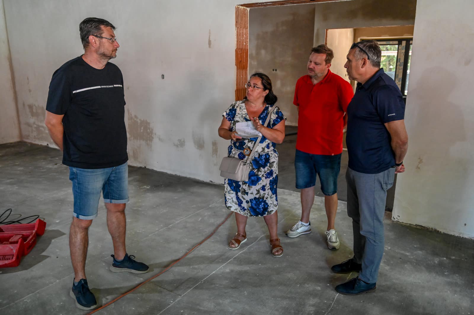 Budowa PZKO i goście z Urzędu Miasta Karwina