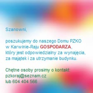 Poszukujemy gospodarza