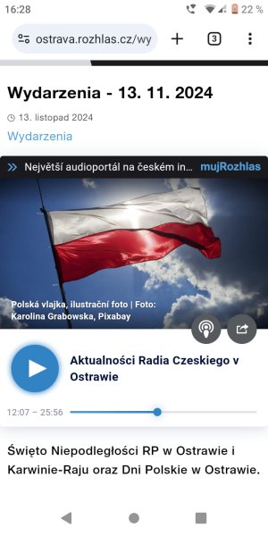 11.11. 2024 "Dźwięk" odśpiewał Mazurka Dąbrowskiego