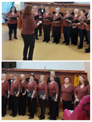 Kolędowanie dla seniorów w Domie Alzheimer w Karwinie -Darkowie