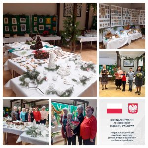 I już po wystawie Klubu Kobiet - TU JUŻ ŚWIĘTA ZAPUKAŁY DO DRZWI