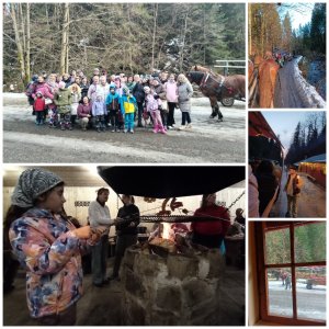 Wozy jechały przepiękną Doliną Białej Wisełki